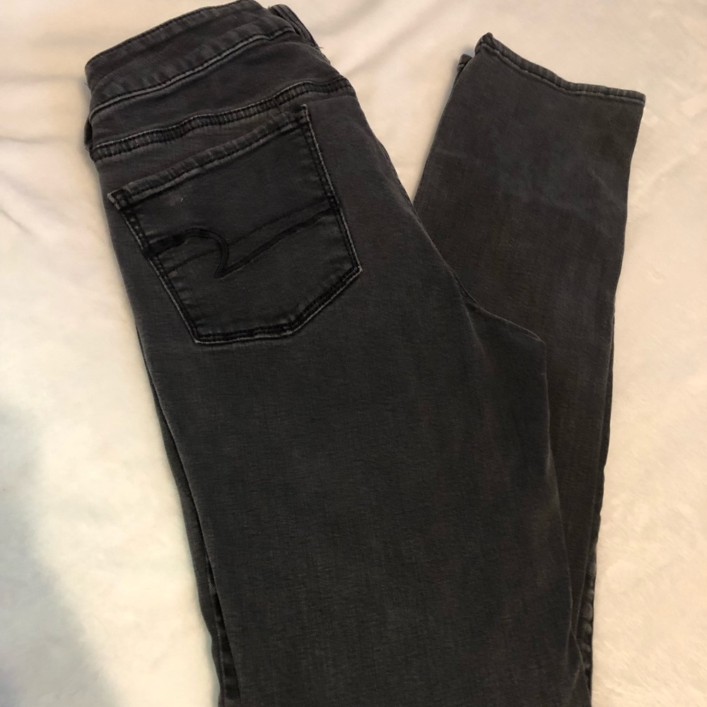 Black American eagle jeans